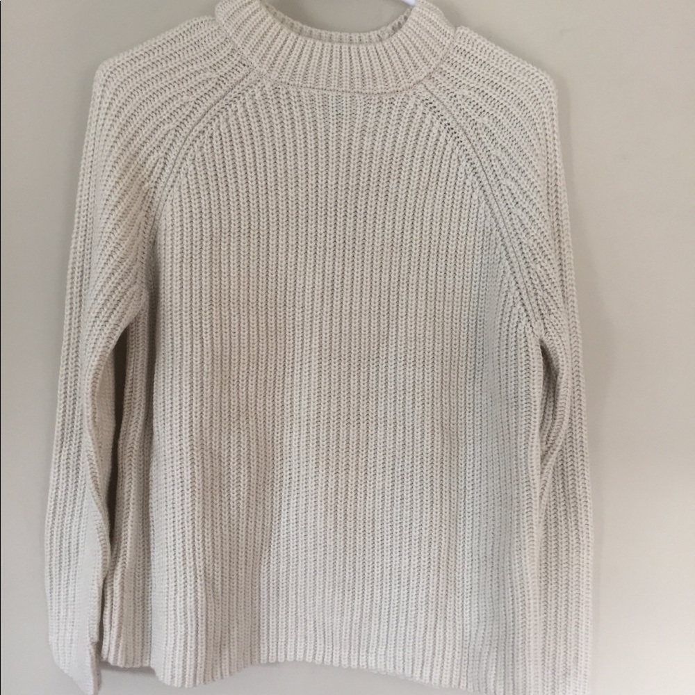 Forever 21 mock cream colored turtleneck sweater